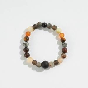 NEW GEOCENTRAL women's ground into peace bracelet in multi